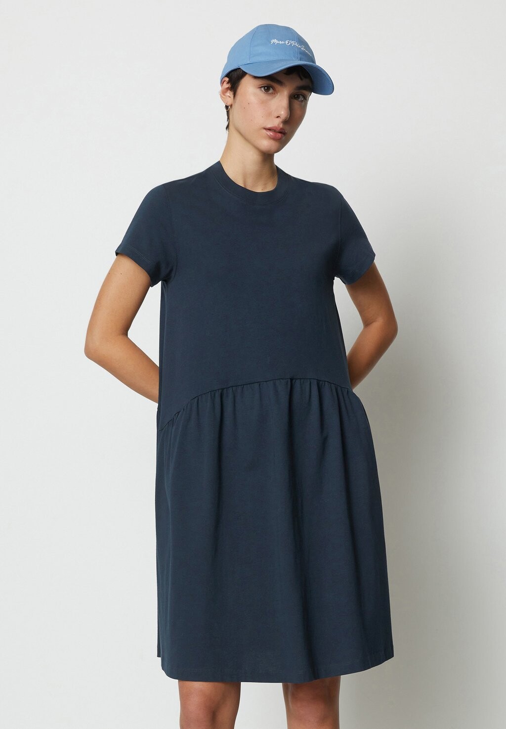 

Платье из джерси DRESS RUFFLES Marc O'Polo DENIM, цвет navy teal