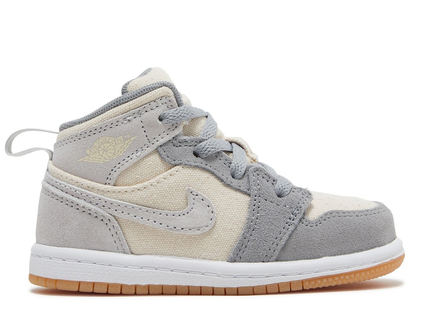 Кроссовки Air Jordan Air Jordan 1 Mid Se Td 'Coconut Milk Particle Grey', кремовый