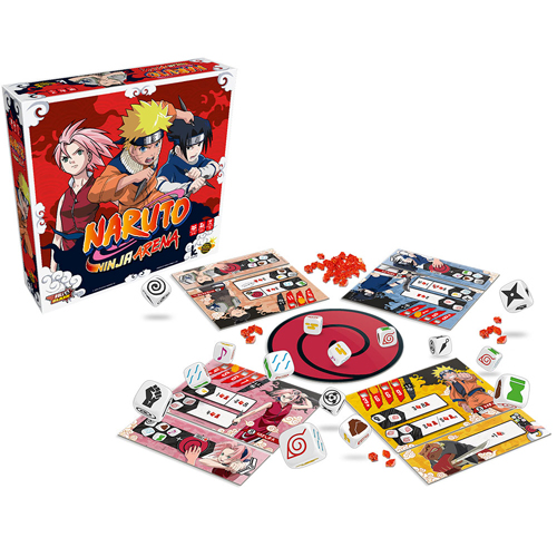 Настольная игра Naruto Ninja Arena + Genin Pack Expansion настольная игра here to sleigh expansion pack