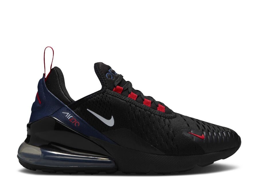 

Кроссовки Nike Air Max 270 GS, цвет Black Midnight Navy Red