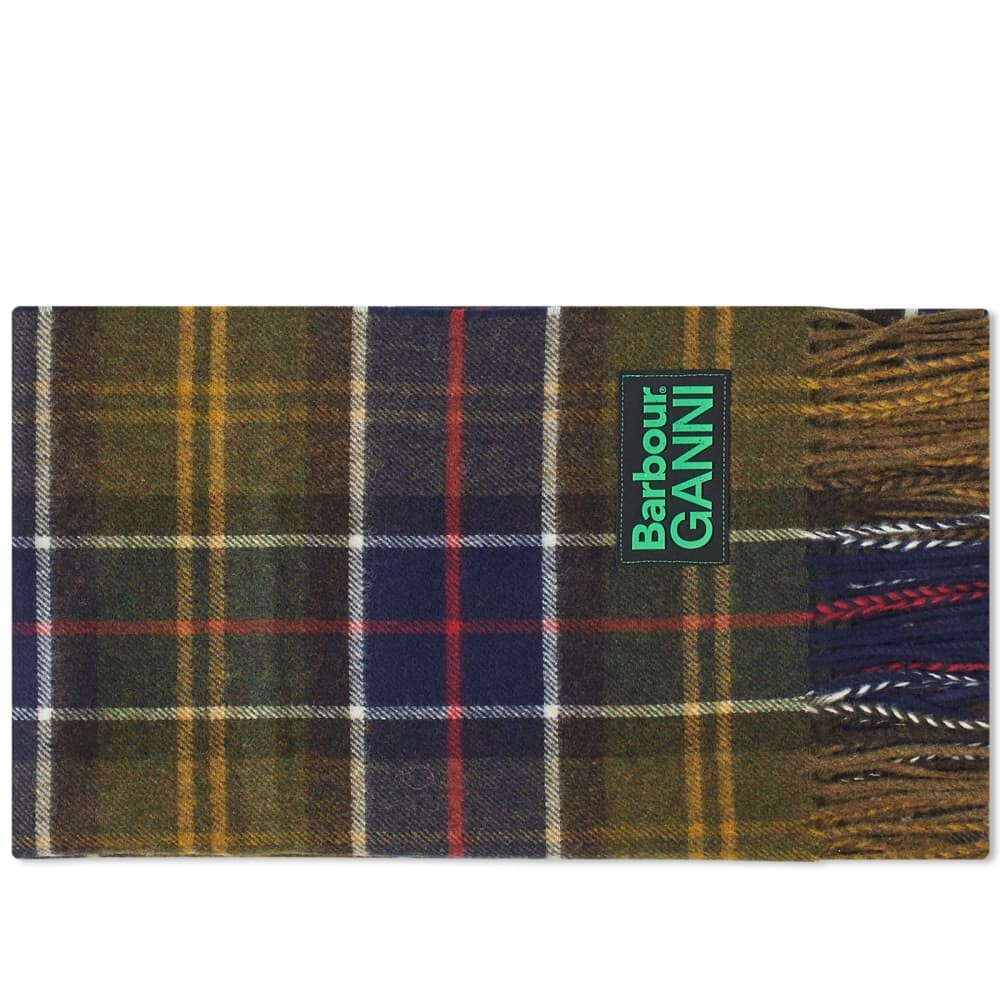 

Шарф в клетку Barbour x Ganni