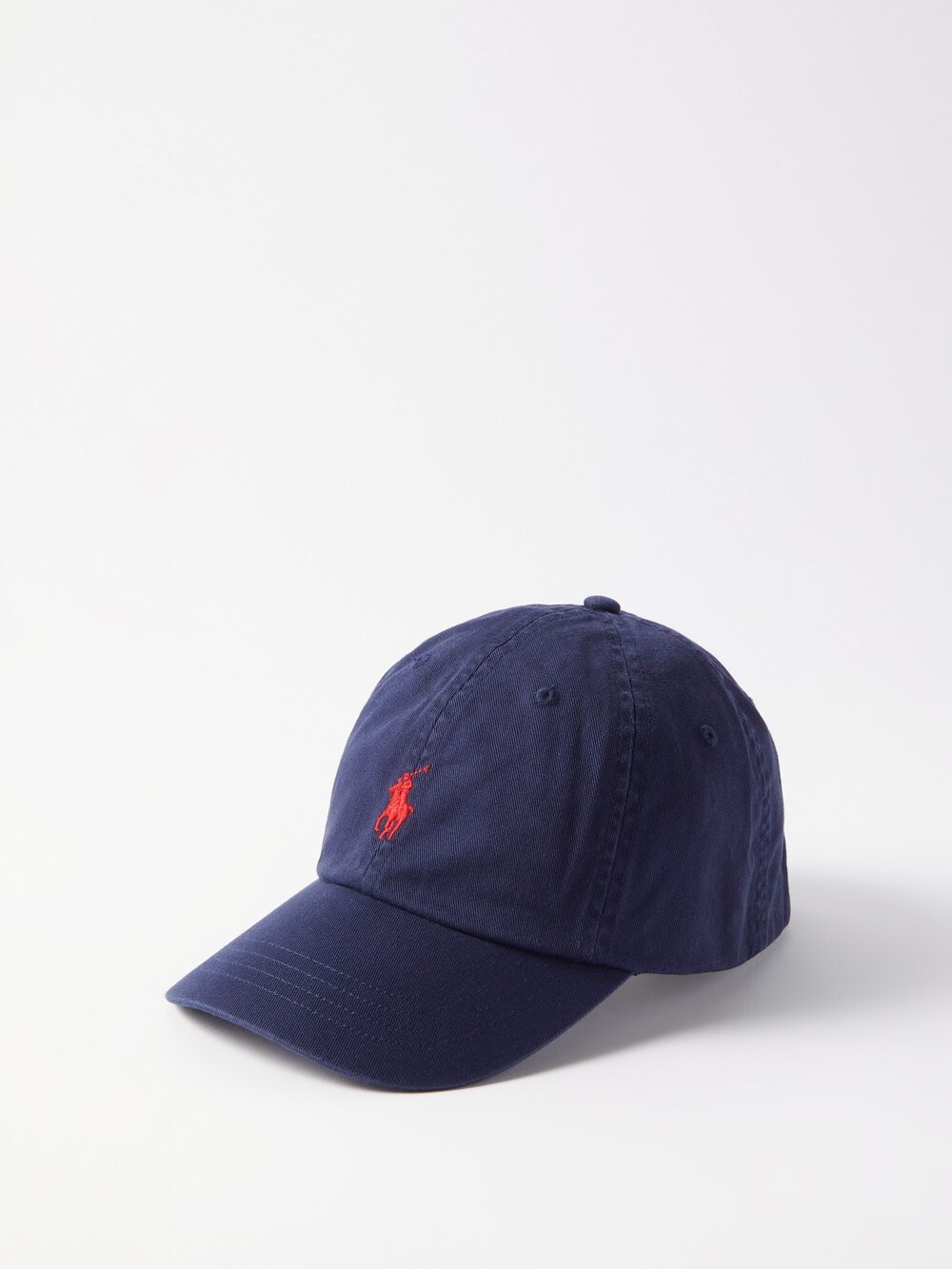 

Бейсболка из хлопкового твила с вышитым логотипом Polo Ralph Lauren, синий