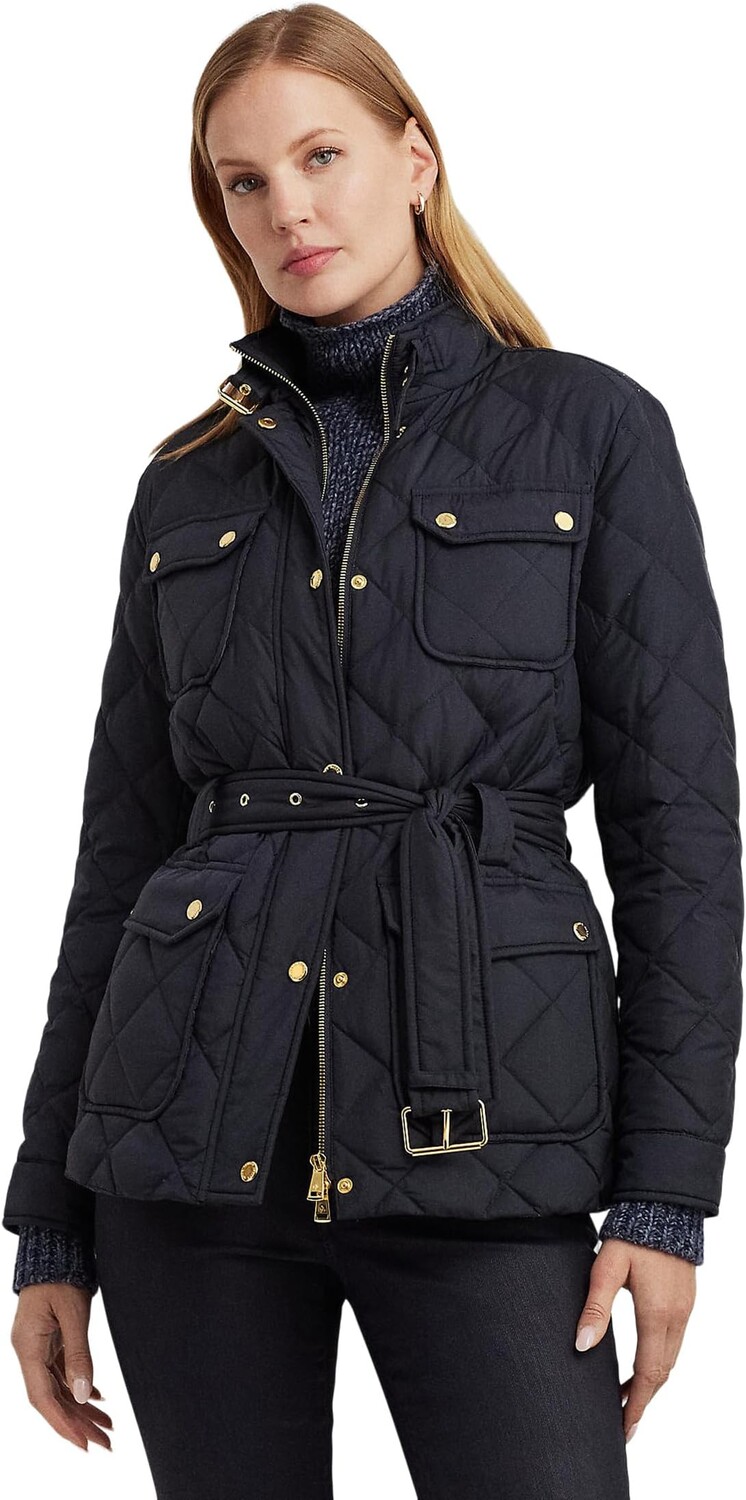 

Пуховое пальто с ромбовидной стежкой LAUREN Ralph Lauren, цвет Lauren Navy