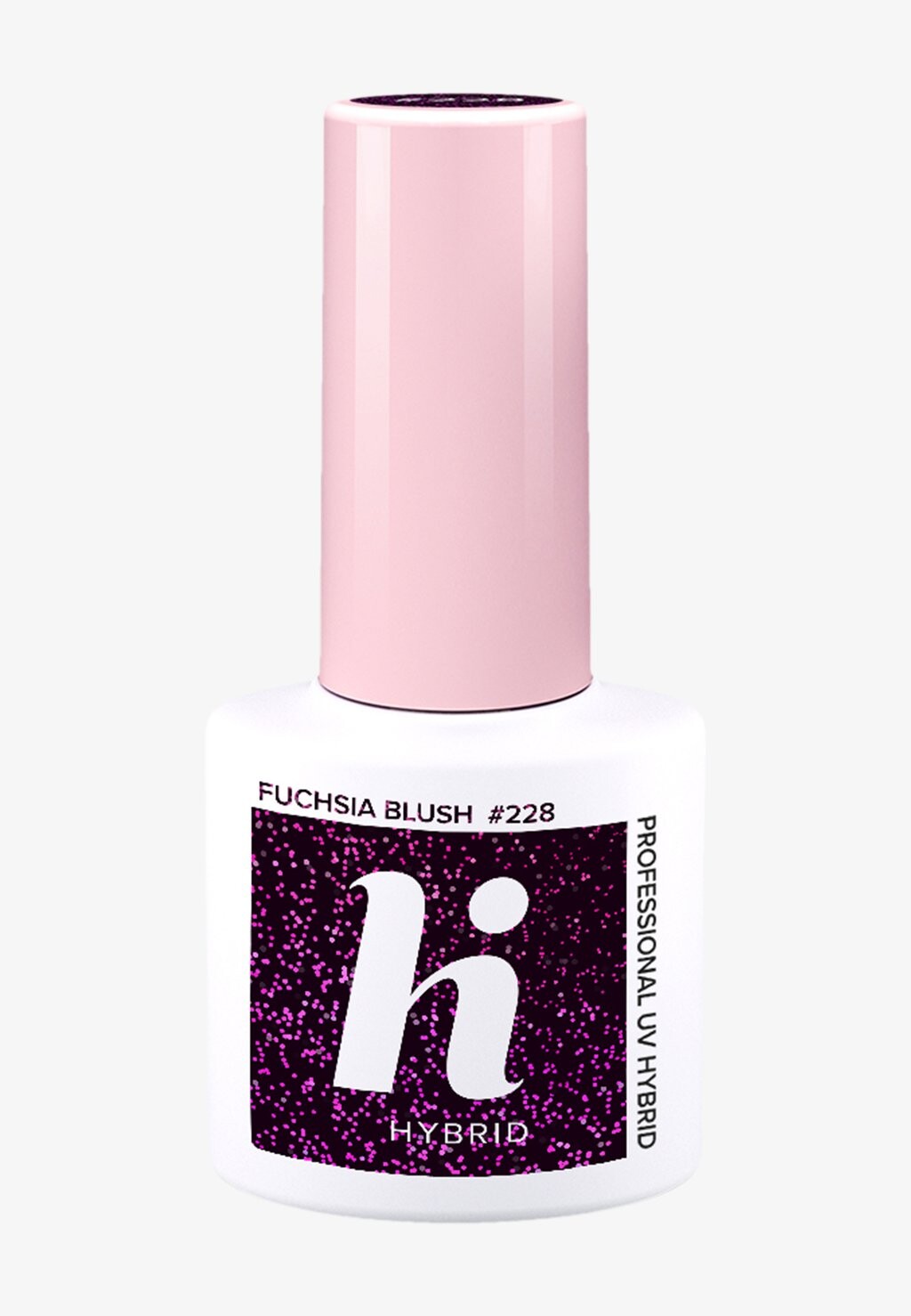 

Лак для ногтей Hi Hybrid Party Uv Gel Lolish Hi Hybrid, цвет fuchsia blush