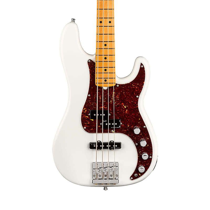 

Басс гитара Fender American Ultra Precision Bass - Maple Fingerboard, Arctic Pearl