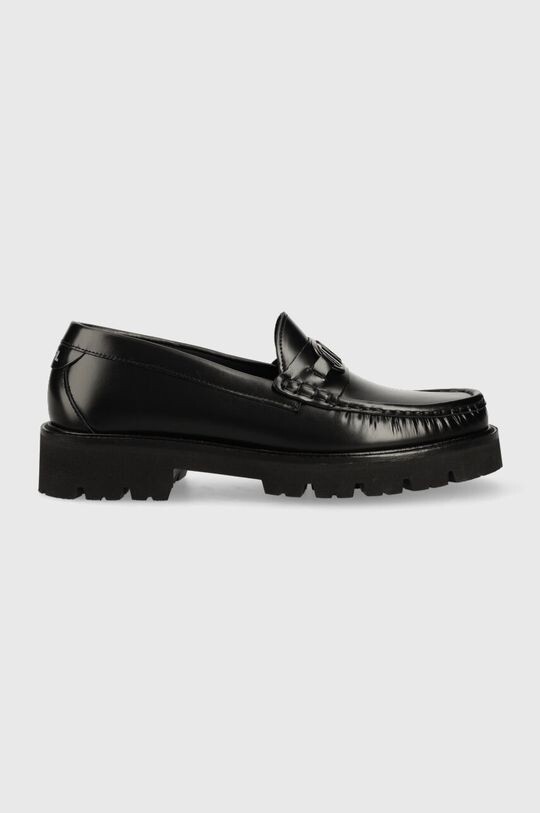 

Кожаные мокасины MOKASSINO LUG KL Karl Lagerfeld, черный
