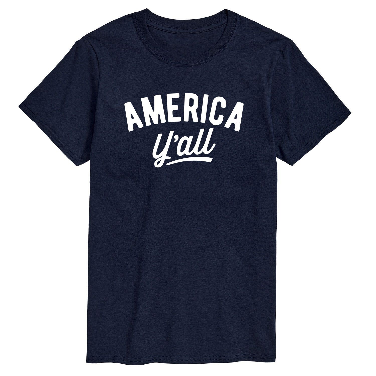 

Футболка Big & Tall America Yall, Blue Licensed Character, синий