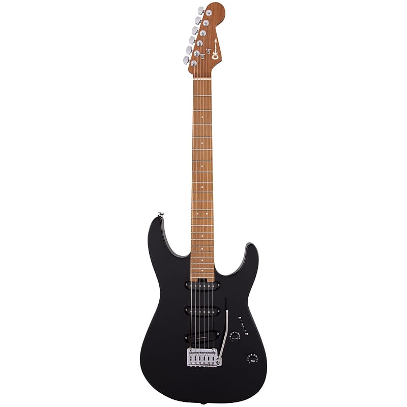 Электрогитара Charvel DK22 SSS 2PT CM Electric Guitar, Gloss Black charvel pm dk22 sss 2pt cm blk электрогитара цвет черный