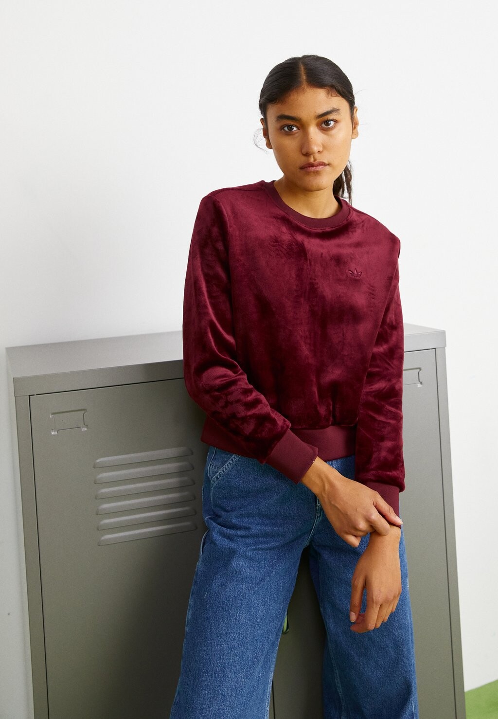 

Толстовка adidas Originals, темно-бордовый