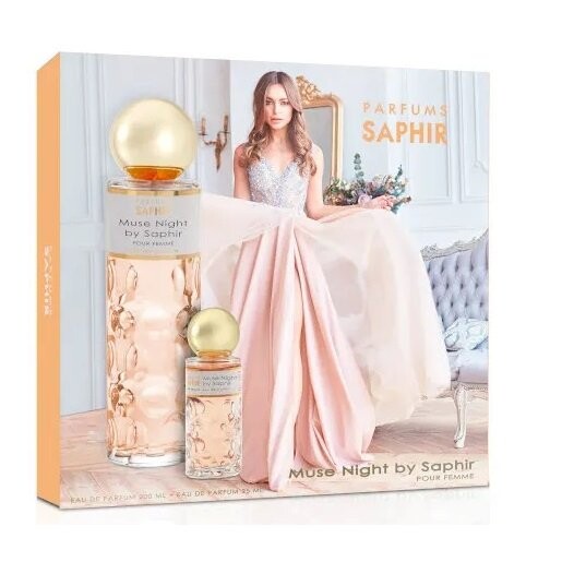 

Парфюмерный подарочный набор, 2 шт. Saphir, Muse Night Pour Femme