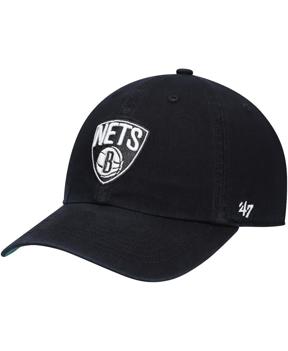 

Черная мужская приталенная кепка из франшизы Brooklyn Nets '47 '47 Brand