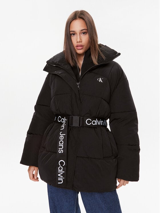 

Пуховик свободного кроя Calvin Klein, черный