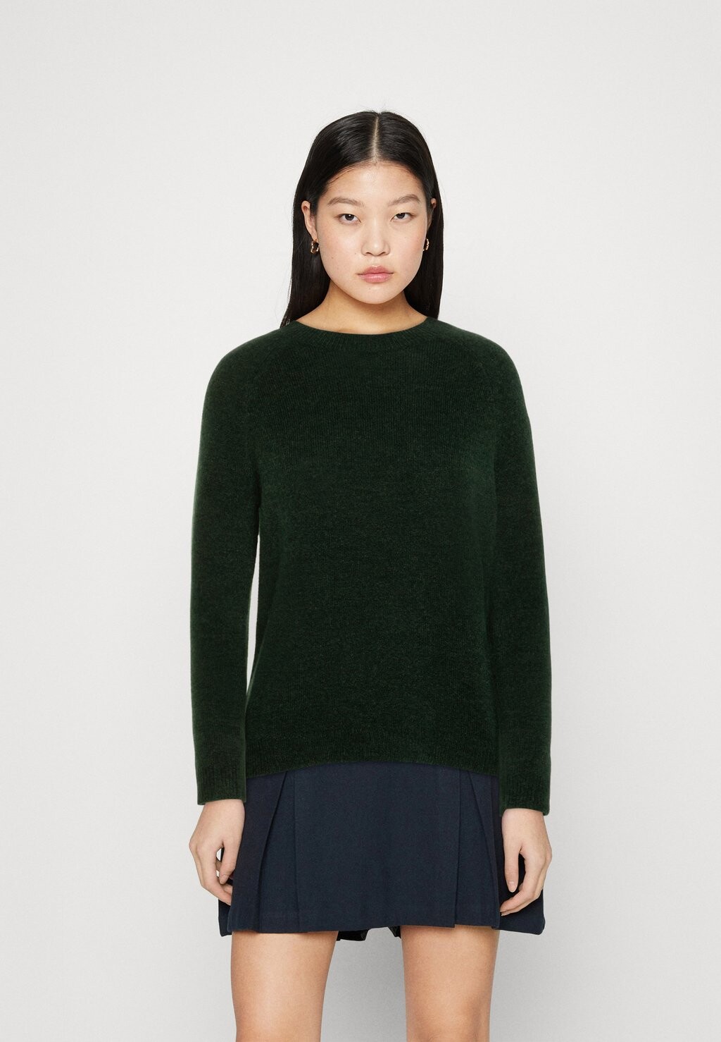 

Свитшот Pieces PCJULIANA LS O-NECK NOOS BC, цвет trekking green