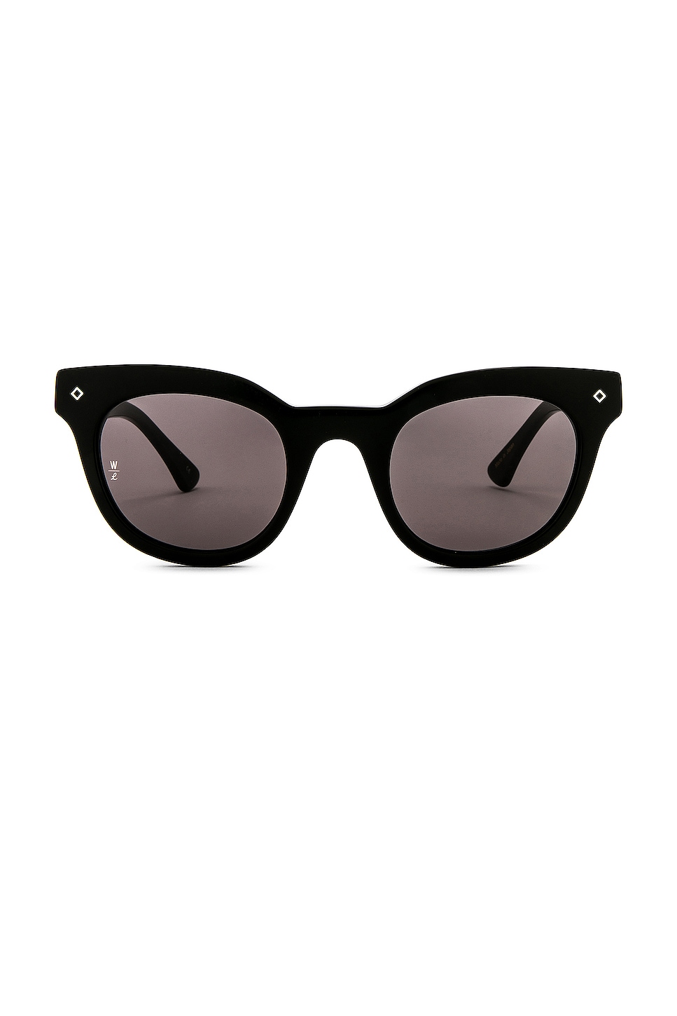 Солнцезащитные очки Wonderland Perris, цвет Gloss Black & Grey цена и фото