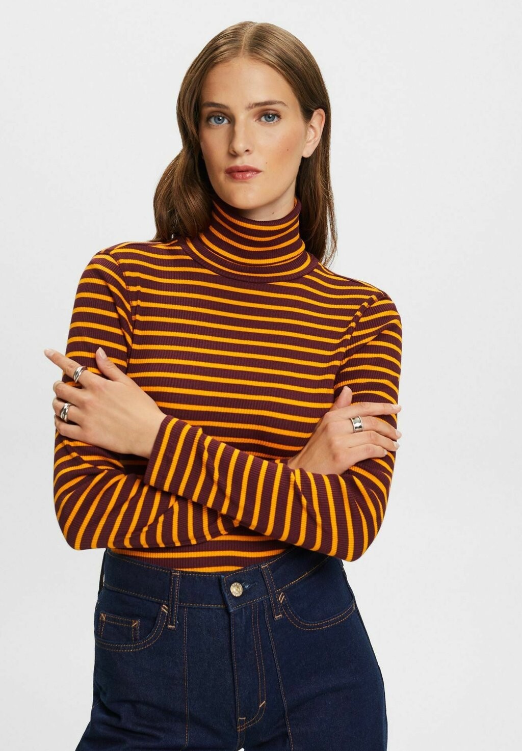 

Свитшот Esprit GESTREIFTES, цвет bordeaux red