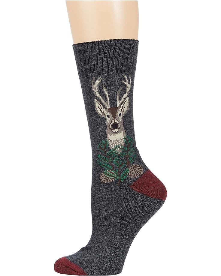 Носки Socksmith The Buck Stops Here, угольный