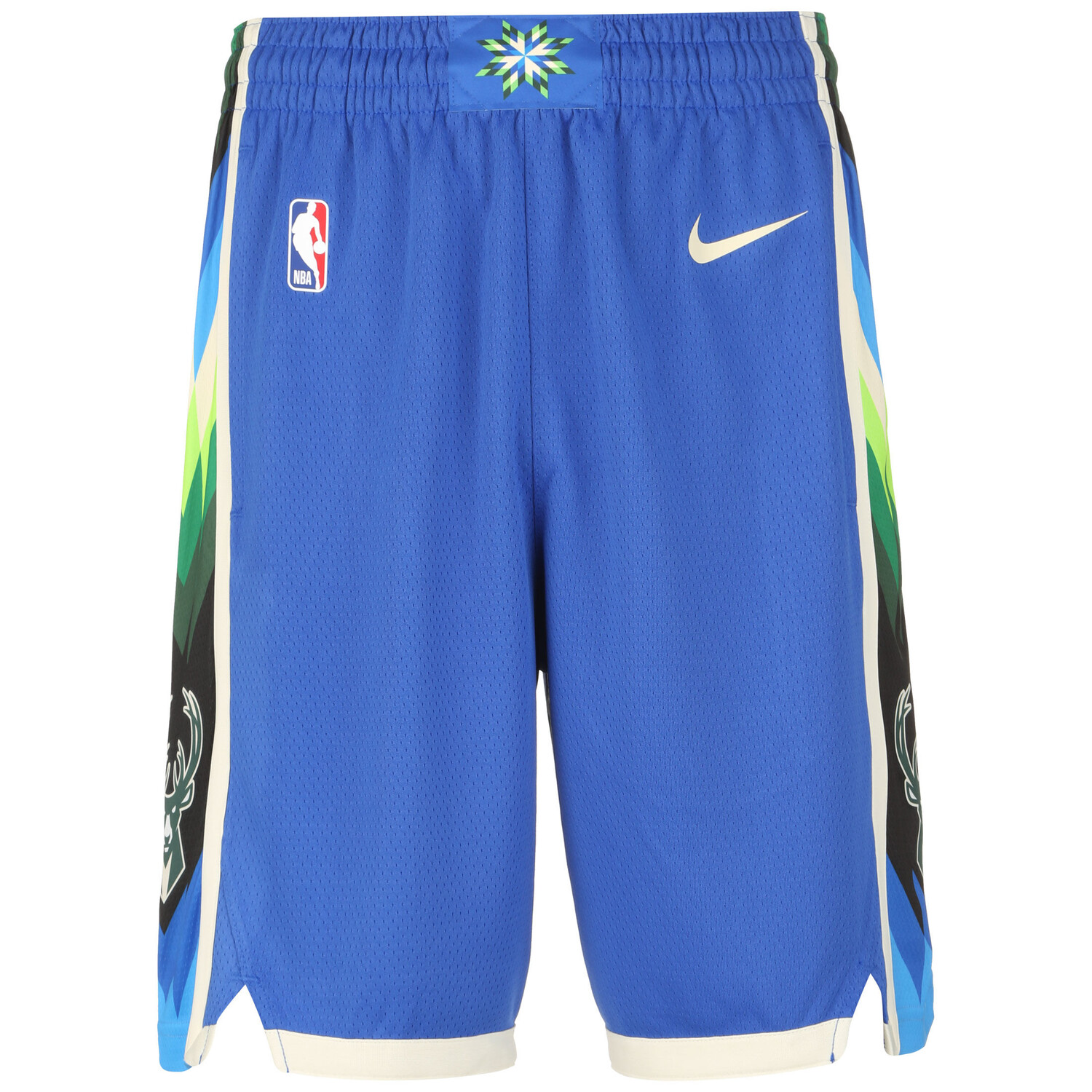 

Шорты Nike NBA Milwaukee Bucks City Edition Swingman, синий
