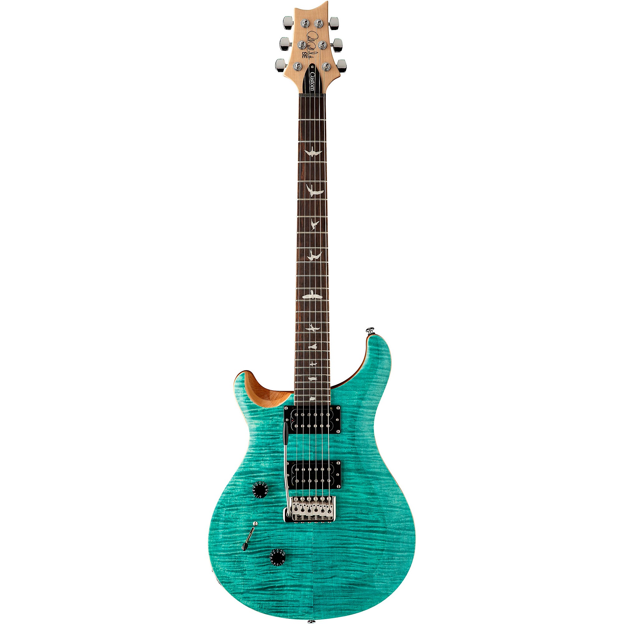 

PRS SE Custom 24 Электрогитара для левшей, бирюзовый