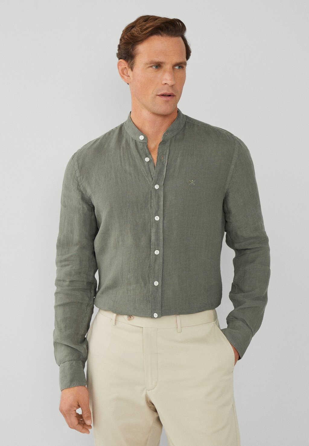 

Рубашка Hackett London, цвет khaki