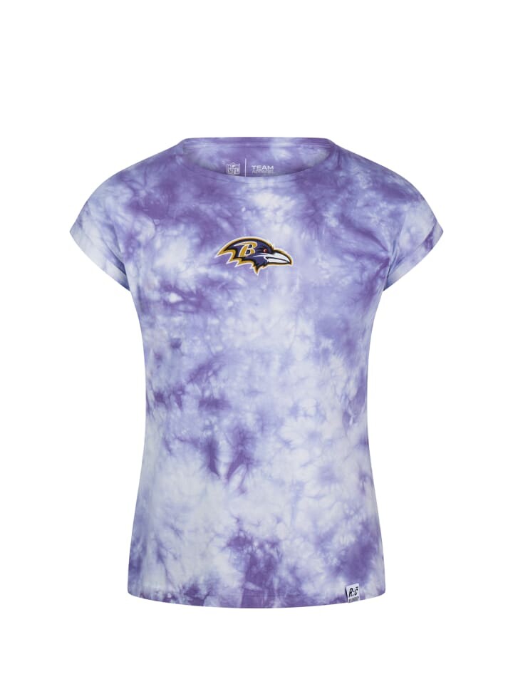 

Футболка Recovered T shirt NFL Ravens, цвет purple tie-dye