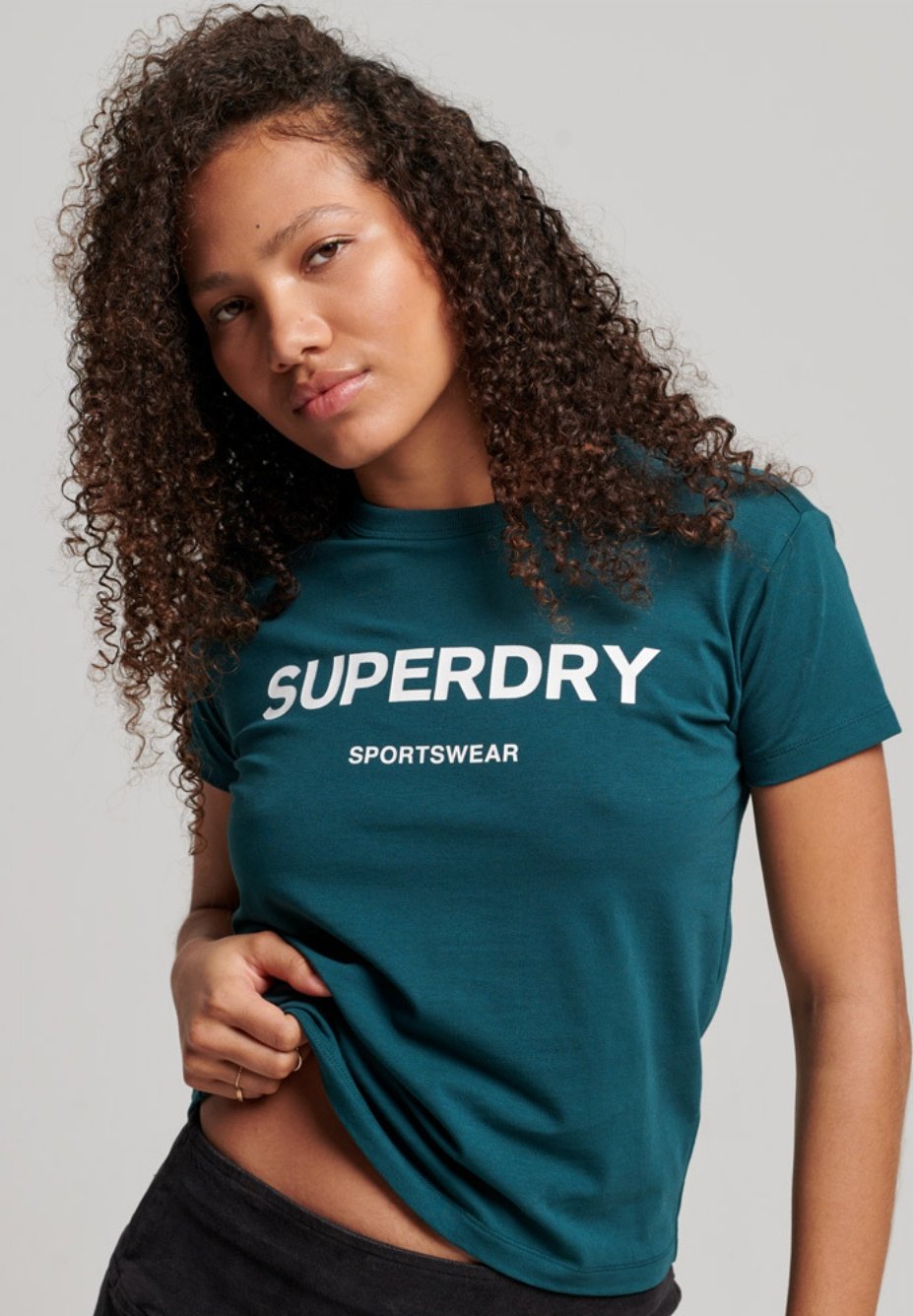 

Футболка с принтом Superdry, Синий