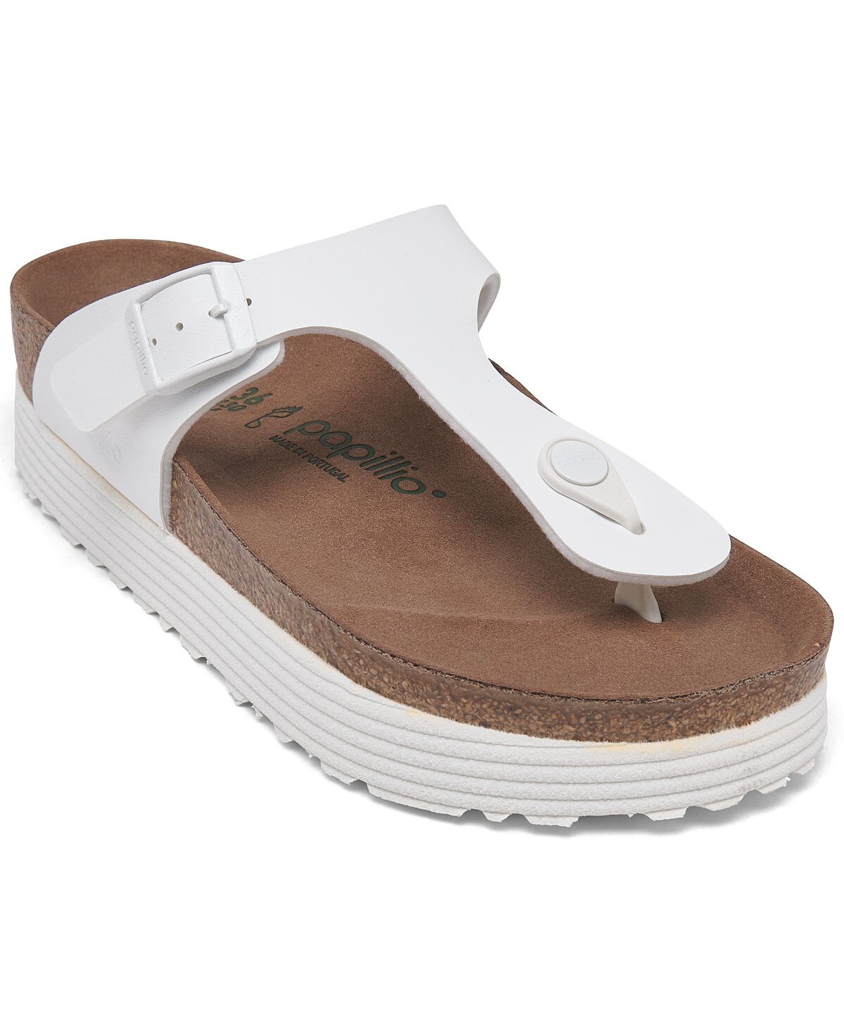 

Женские сандалии на платформе Gizeh Birko-Flor от Finish Line Birkenstock, белый