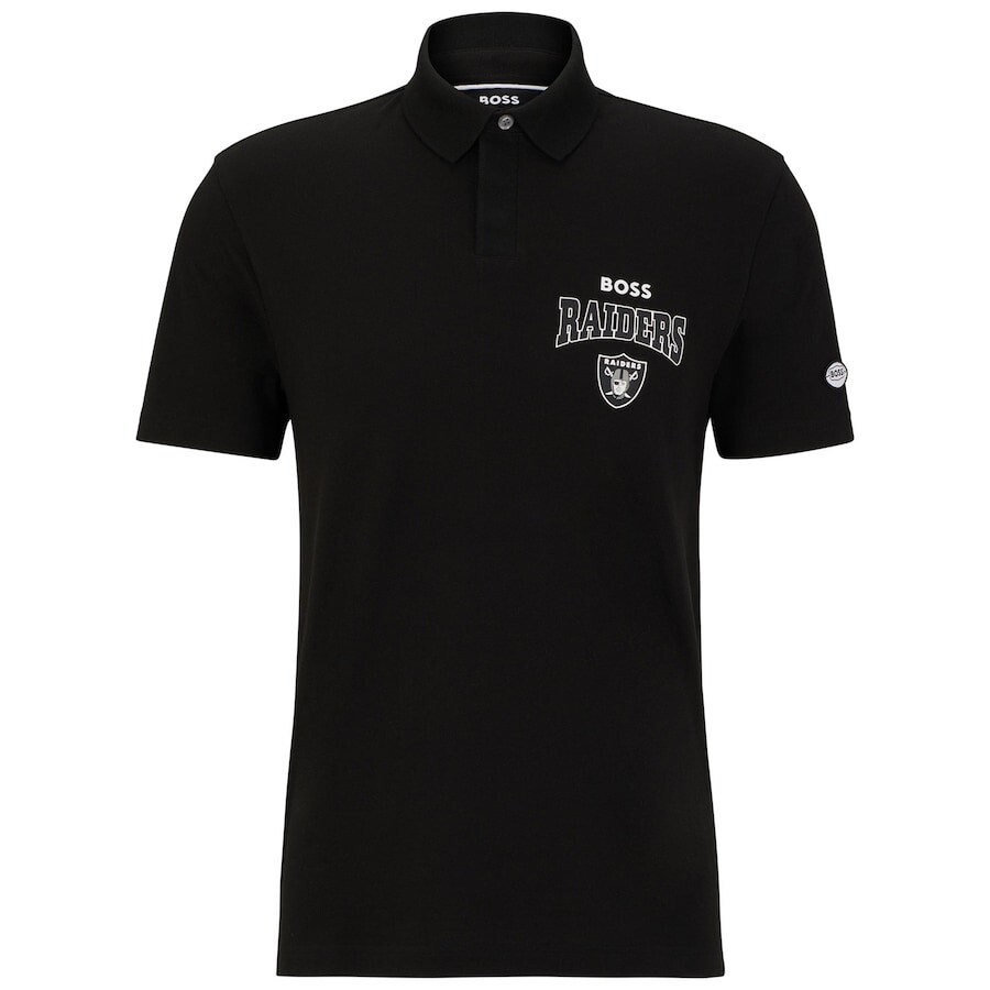 

Поло с коротким рукавом NFL Las Vegas Raiders, черный