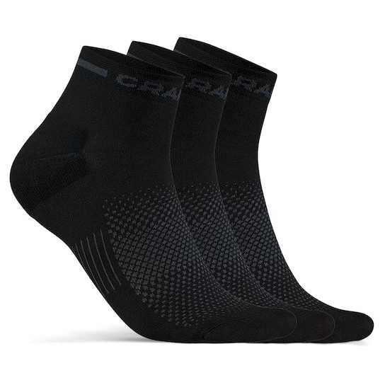 Велосипедные носки Craft Core Dry Mid Sock 3 Pack, черный