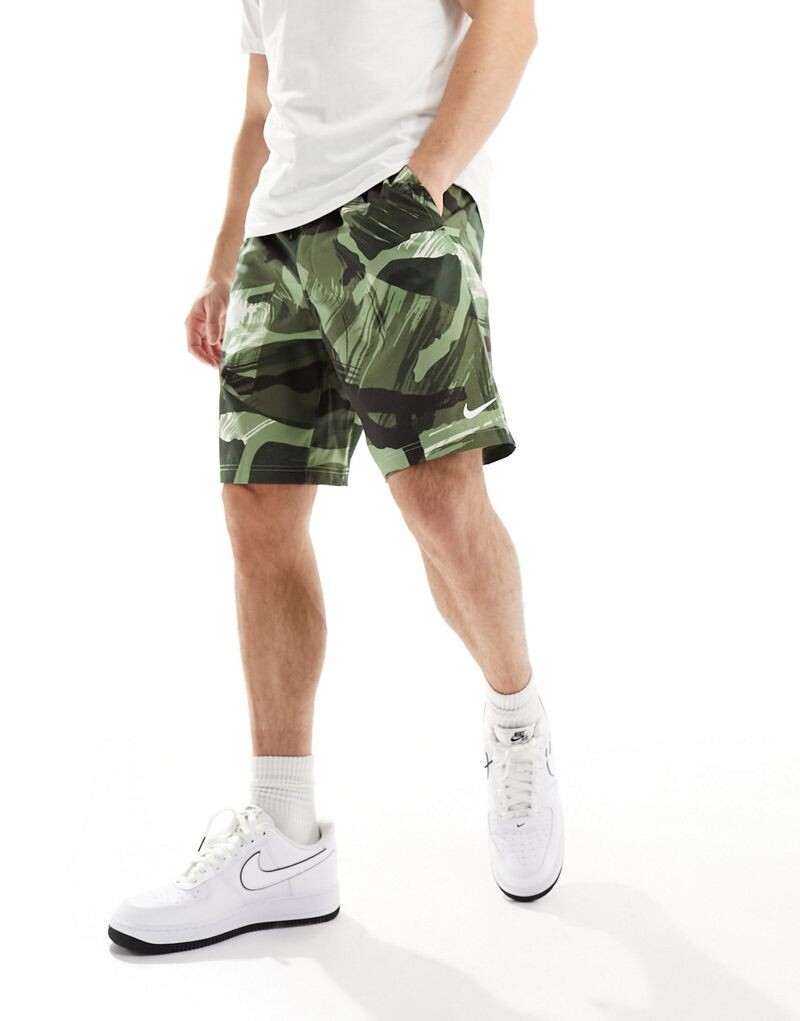 

Шорты Nike Dri-FIT Form 9 дюймов с камуфляжным принтом