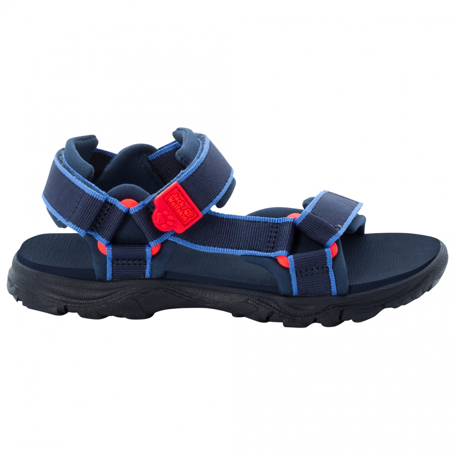 

Сандалии Jack Wolfskin Kid's Seven Seas 3, цвет Blue/Red