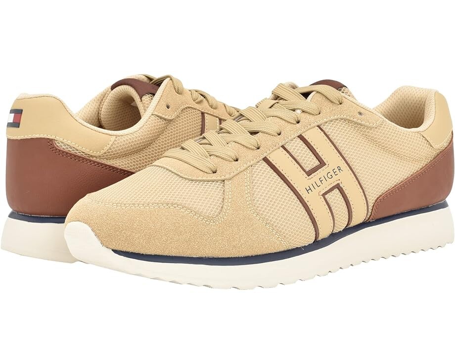 

Кроссовки Tommy Hilfiger Akron, цвет Khaki/Cognac
