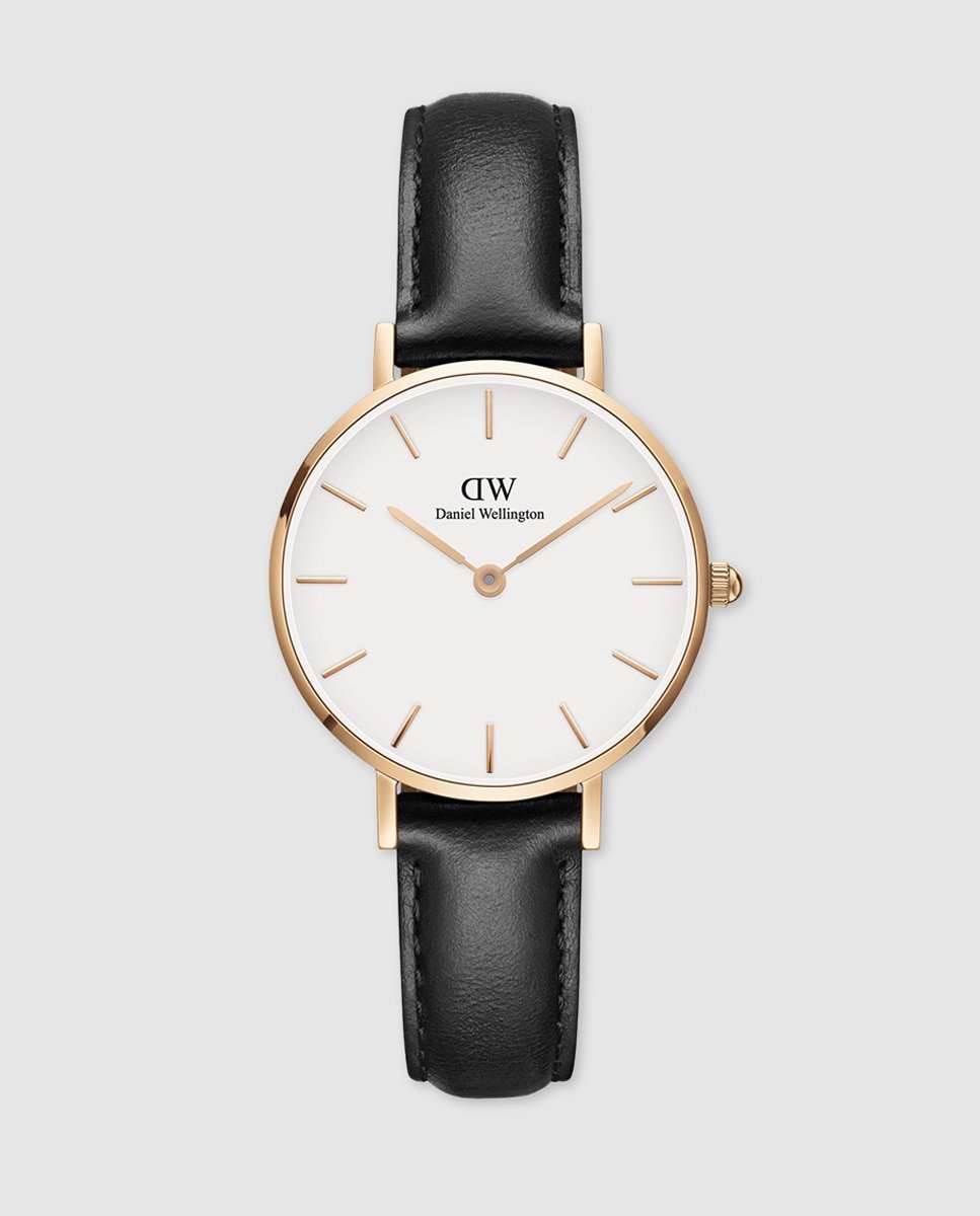 Daniel Wellington Sheffield DW00100230 черные кожаные женские часы Daniel Wellington, черный