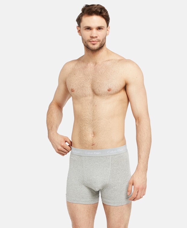 

Шорты-боксеры, комплект из 3 шт. Calvin Klein, серый