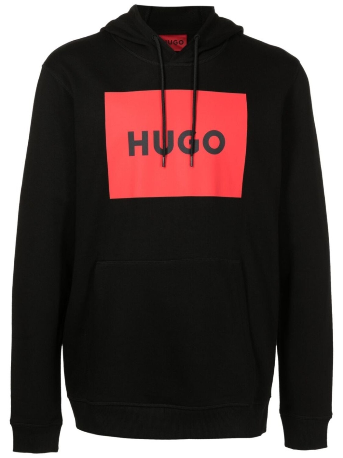 

HUGO худи Duratschi с логотипом, черный