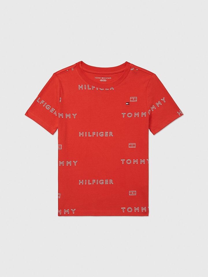 

Детская футболка с флагом Hilfiger Tommy Hilfiger