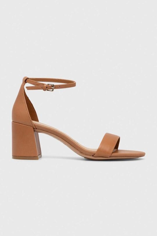 

Кожаные сандалии PRISTINE Aldo, коричневый