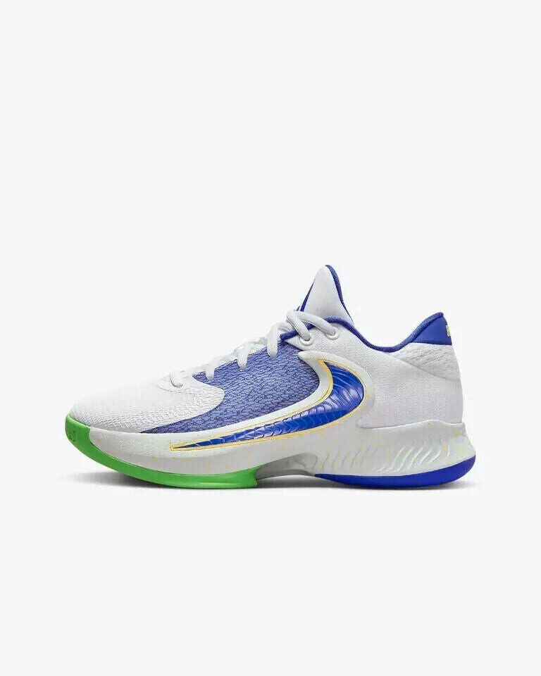 

Nike Freak 4 DQ0553-103 Кроссовки Детские Белые Баскетбольные Кроссовки Hyper Royal MOO326, белый