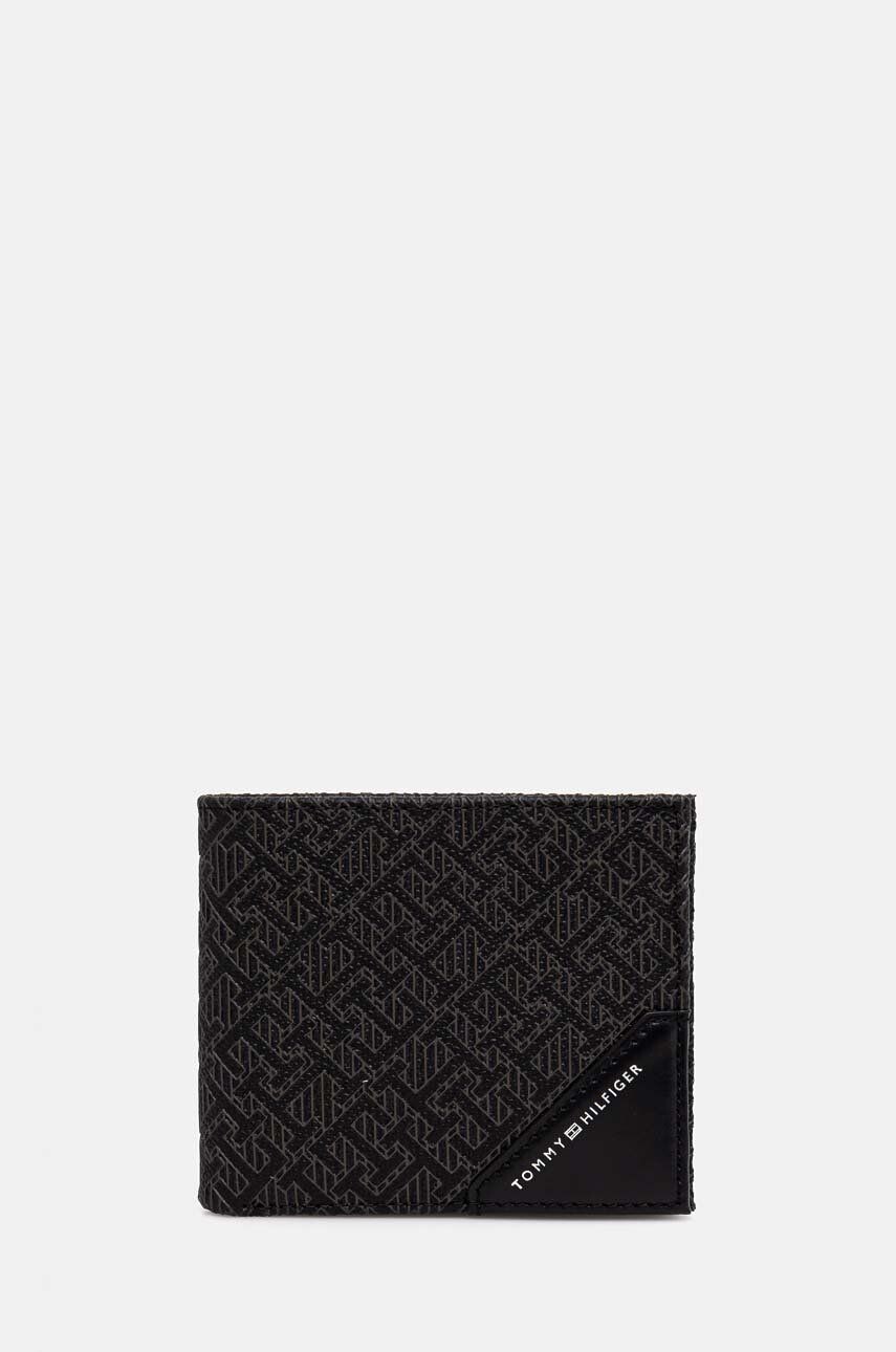 

Кожаный кошелек Tommy Hilfiger, черный