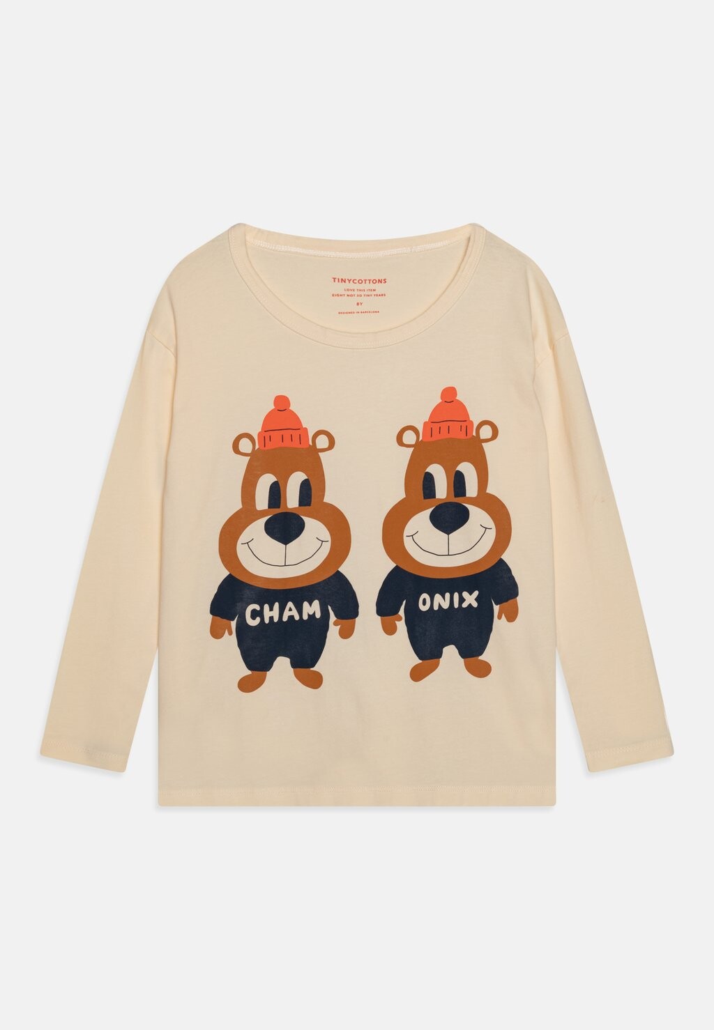 

Топ с длинными рукавами CHAMONIX TWINS TEE UNISEX TINYCOTTONS, цвет light cream