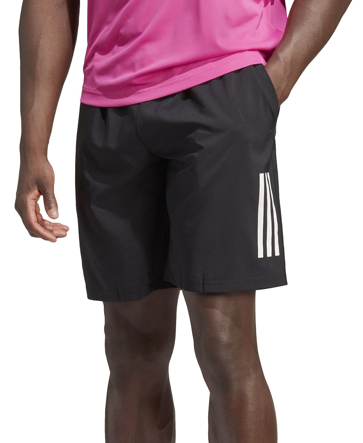 

Мужские теннисные шорты Club стандартного кроя с 3 полосками 9 дюймов adidas