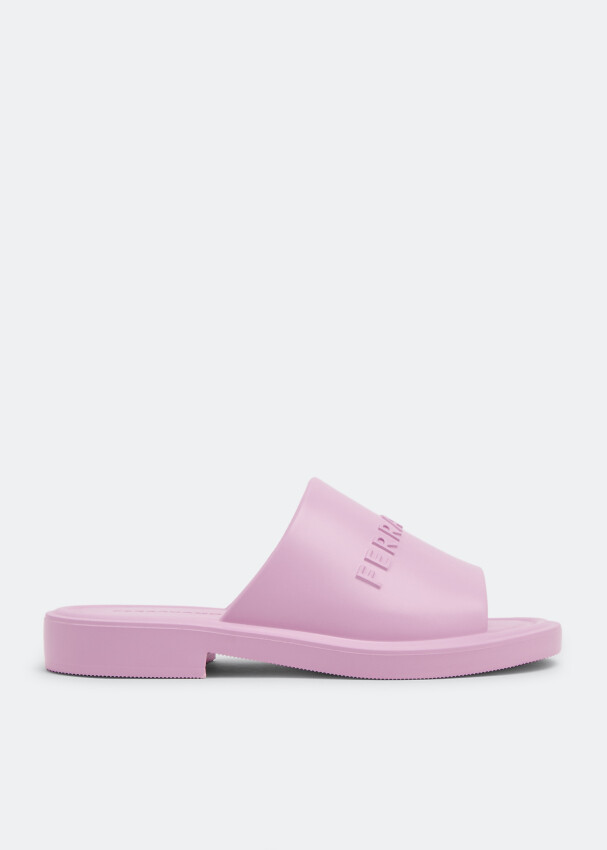 

Сандалии Ferragamo Giuneva Slide, розовый