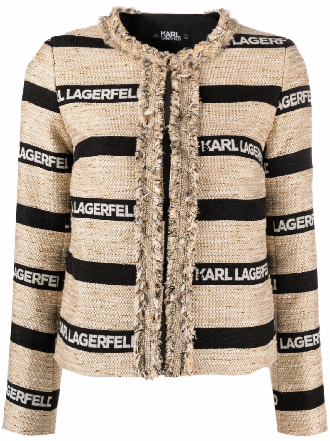 

Karl Lagerfeld куртка с логотипом, черный