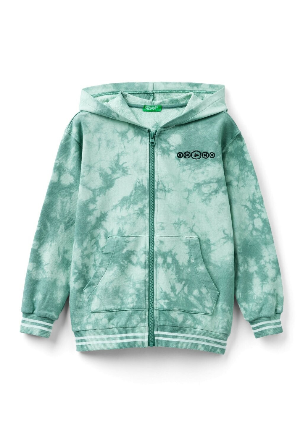 

Толстовка TIE-DYE United Colors of Benetton, цвет green