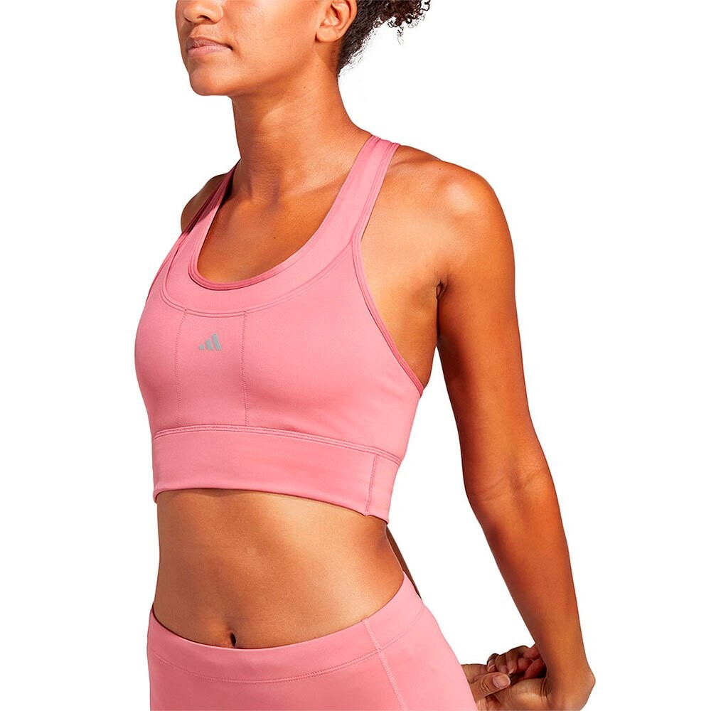 

Спортивный топ adidas Run Ms Pkt, розовый