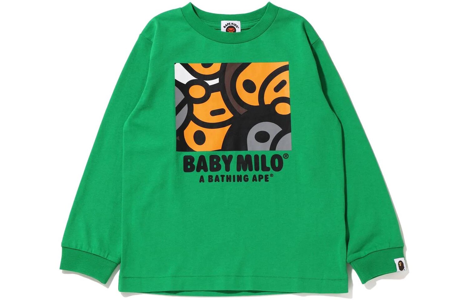 

Детская футболка A Bathing Ape, зеленый