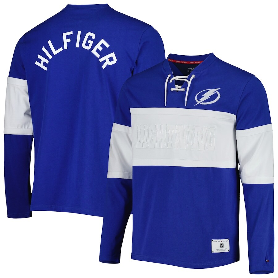 

Футболка с длинным рукавом Tommy Hilfiger Tampa Bay Lightning, синий