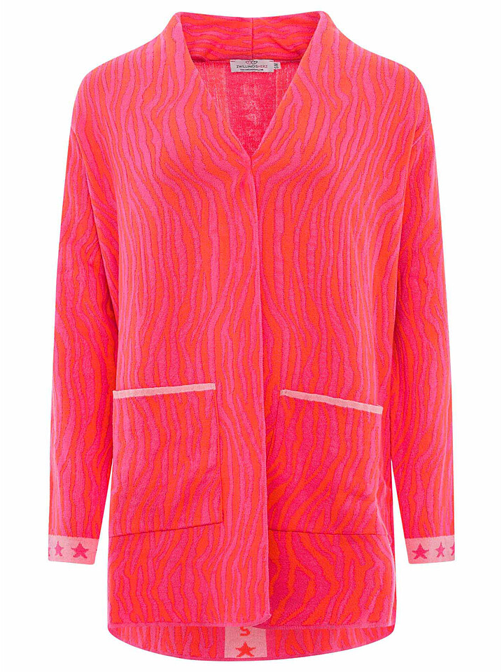 

Кардиган Zwillingsherz Zebra Happy Vibes, розовый