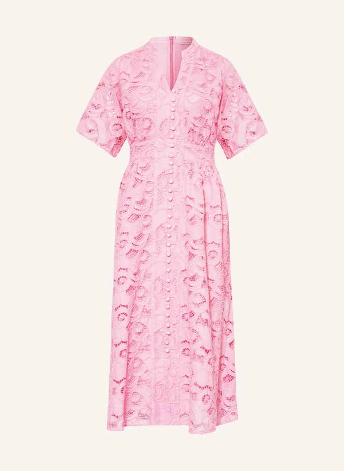 Кружевное платье Mrs & Hugs, розовый