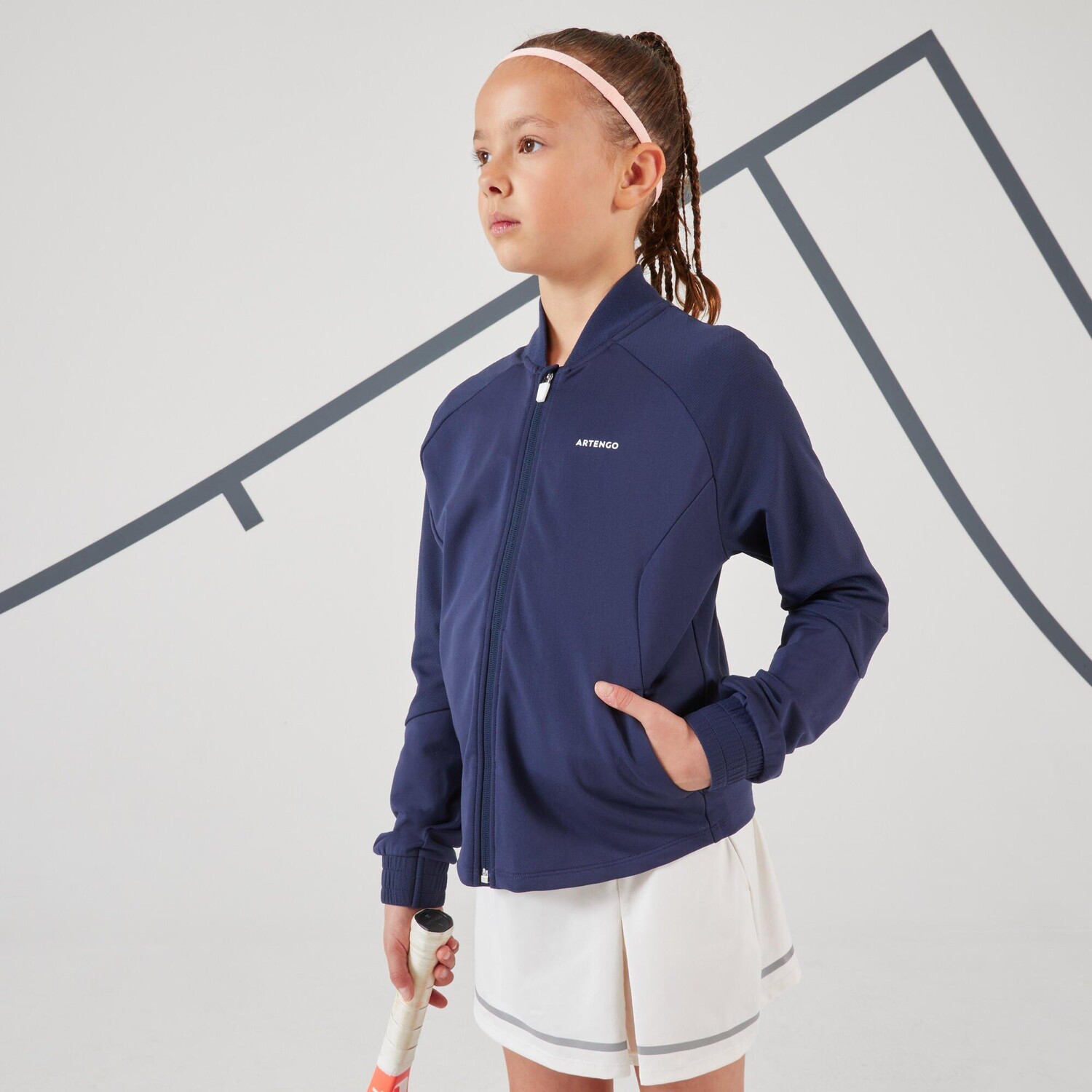 

Теннисная куртка Decathlon Tjk500 Artengo, темно-синий