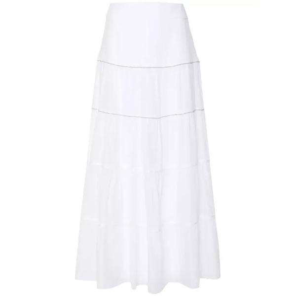 

Юбка beaded maxi skirt Peserico, белый
